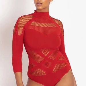 A-SASSY-NATION RED BODYSUIT 2.0 - LIMITED